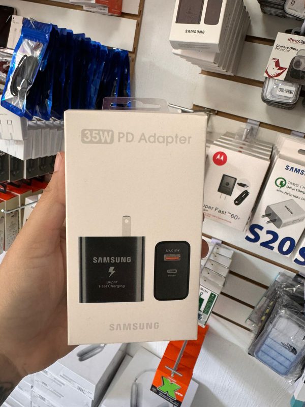 Cargador turbo Samsung 35w doble entrada (USB-C)