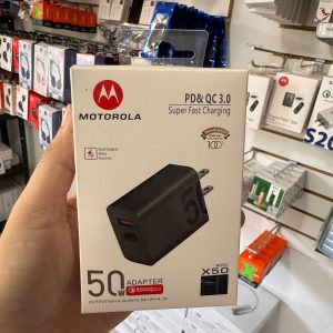 Cargador turbo 50w Motorola